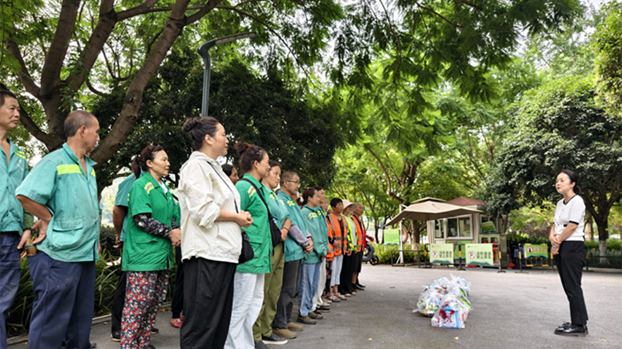 越王樓公司：“雙線并進”織密夏日關(guān)愛網(wǎng)